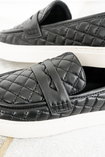 Corky's "Quilty as Charged" Quilted Vegan Leather Slip On Loafer