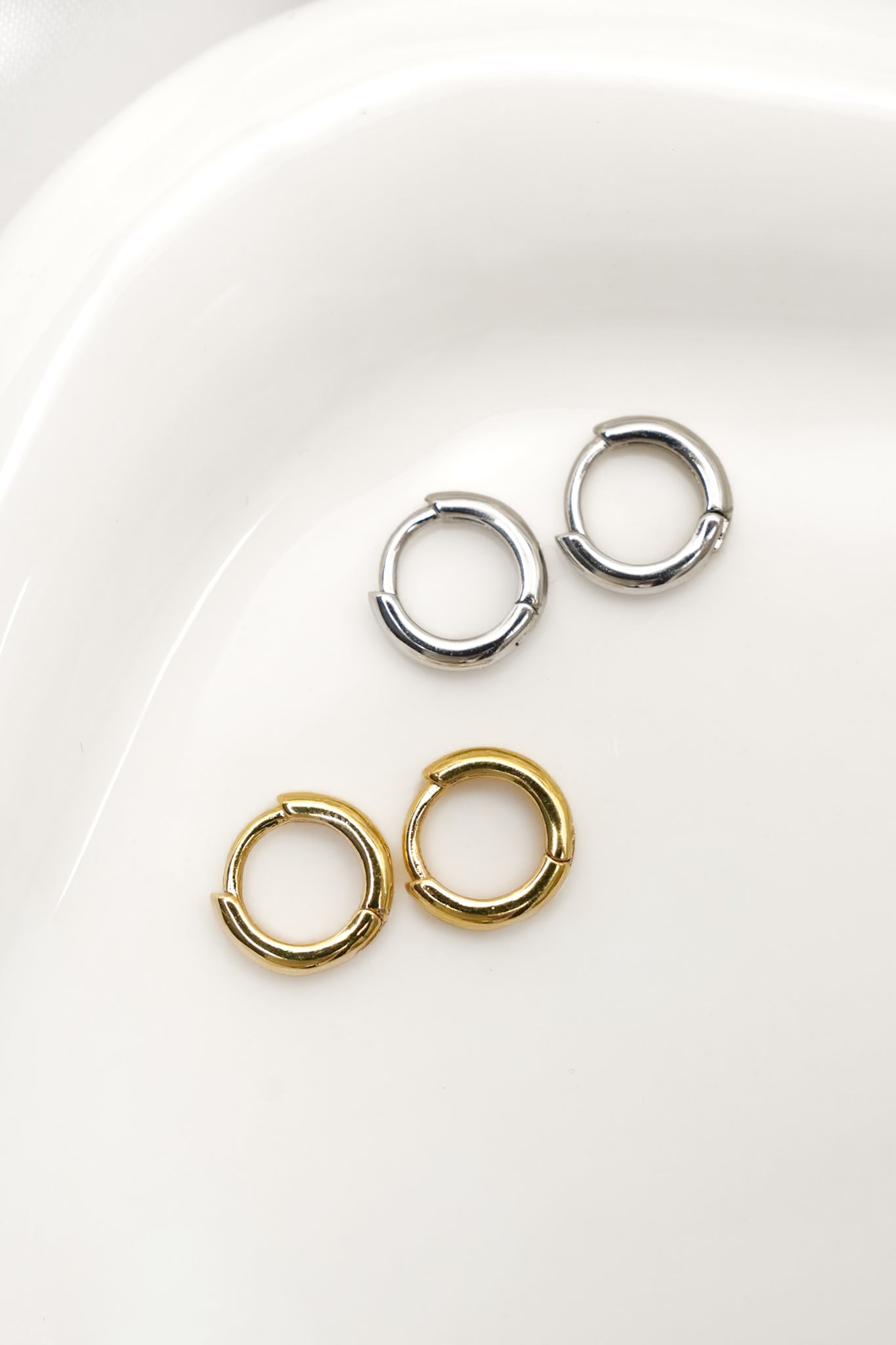 Small Huggie Hoop Earrings