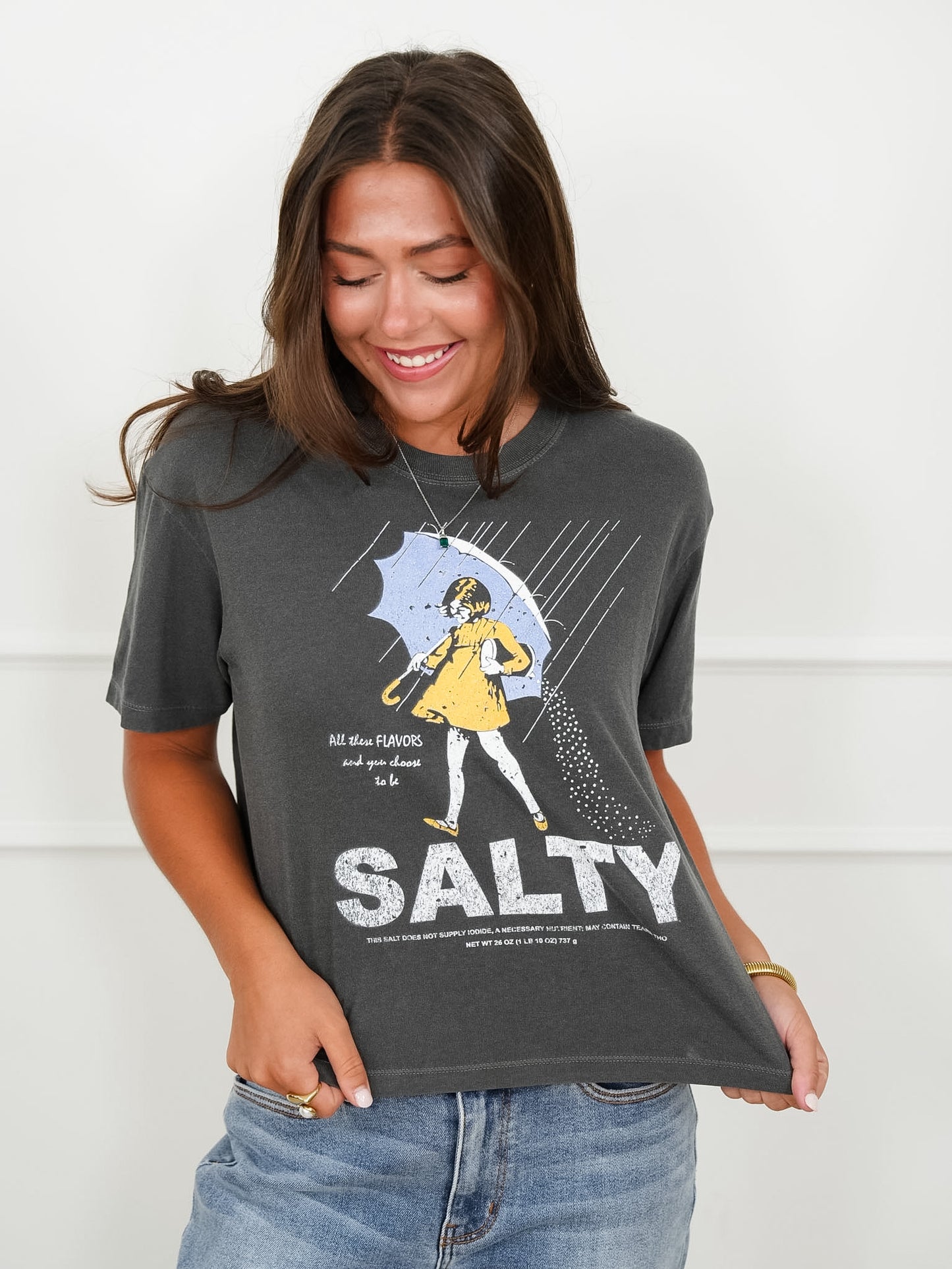 Plus/Reg Short Sleeve "Salty" Graphic Tee