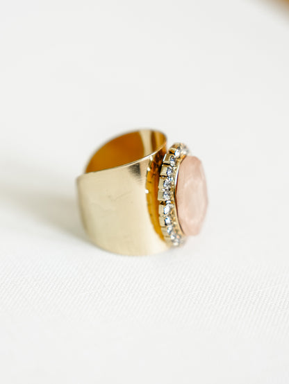 SIENNA by Tova Gold Crystal River Ring - Freckled Poppy