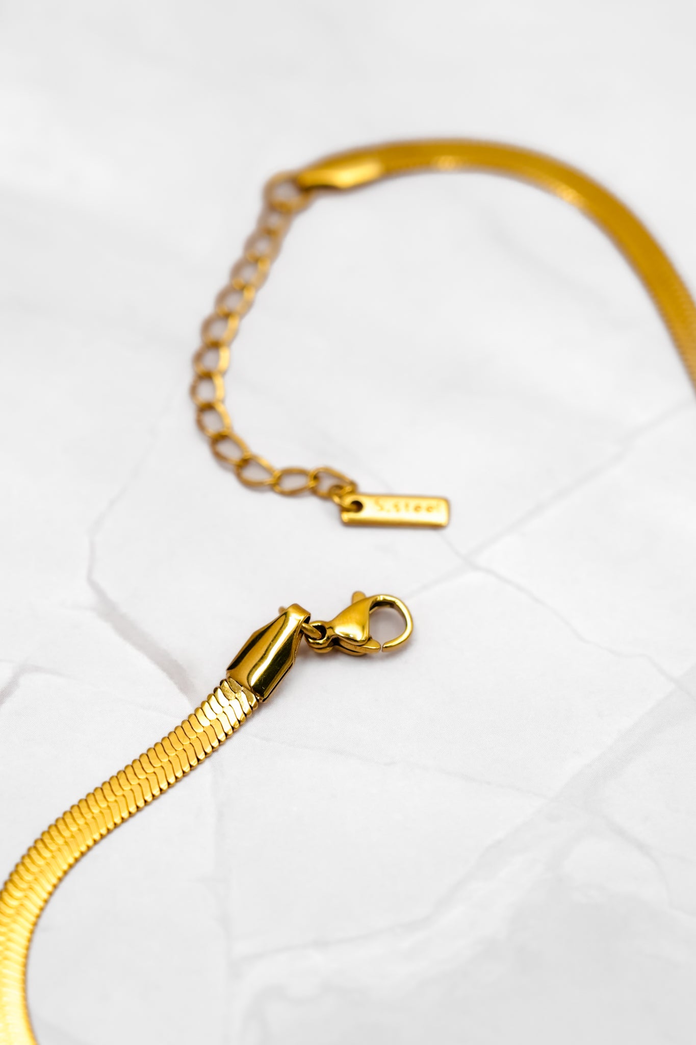 Mila + Stevie Heart Slider Necklace