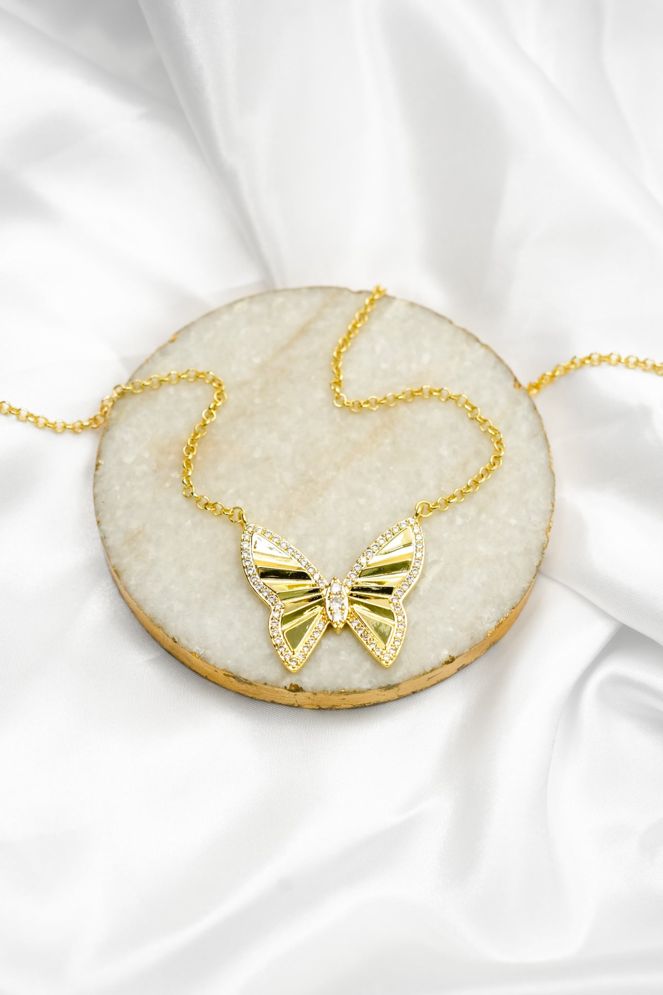 Treasure Jewels Radiant Flight Butterfly Necklace