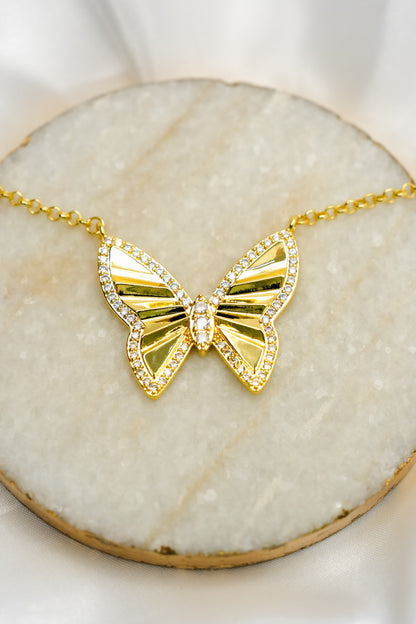 Treasure Jewels Radiant Flight Butterfly Necklace