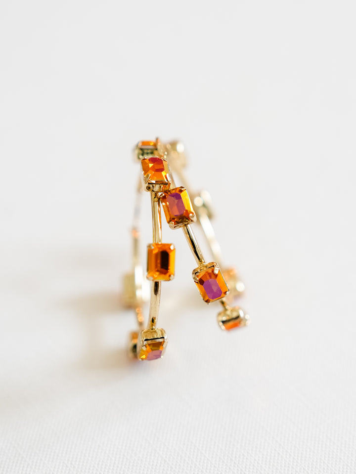 SIENNA by Tova Tia Earrings In Butterscotch - Freckled Poppy