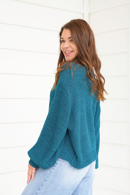 Door Buster! Zenana Oversized Balloon Sleeve Sweater