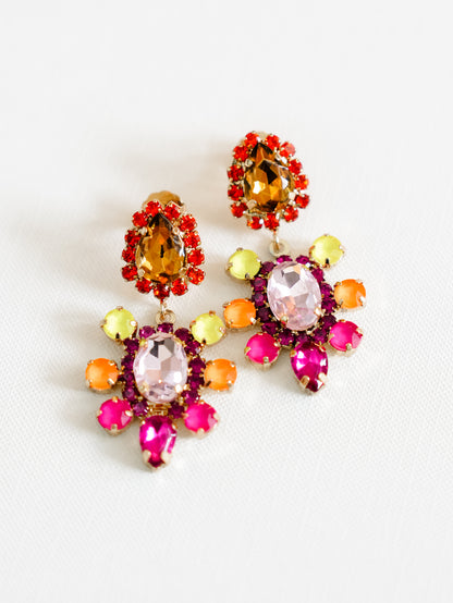 SIENNA by Tova Fiesta Crystal Earrings