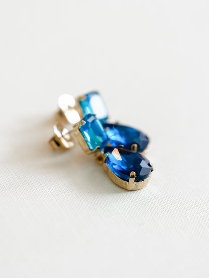 SIENNA by Tova Orianna Earring In Blue Mix - Freckled Poppy
