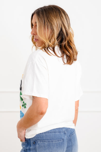 Short Sleeve "Feeling Lucky" Graphic Tee