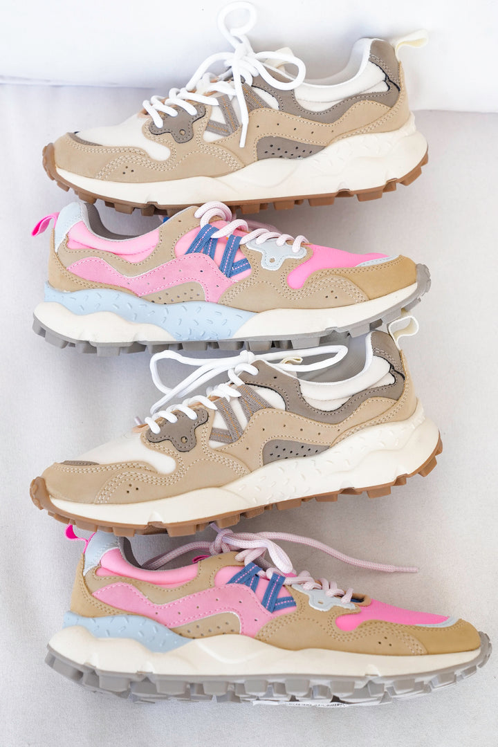 MIA Chunky Sole Modern Sneaker with Layered Panel Design