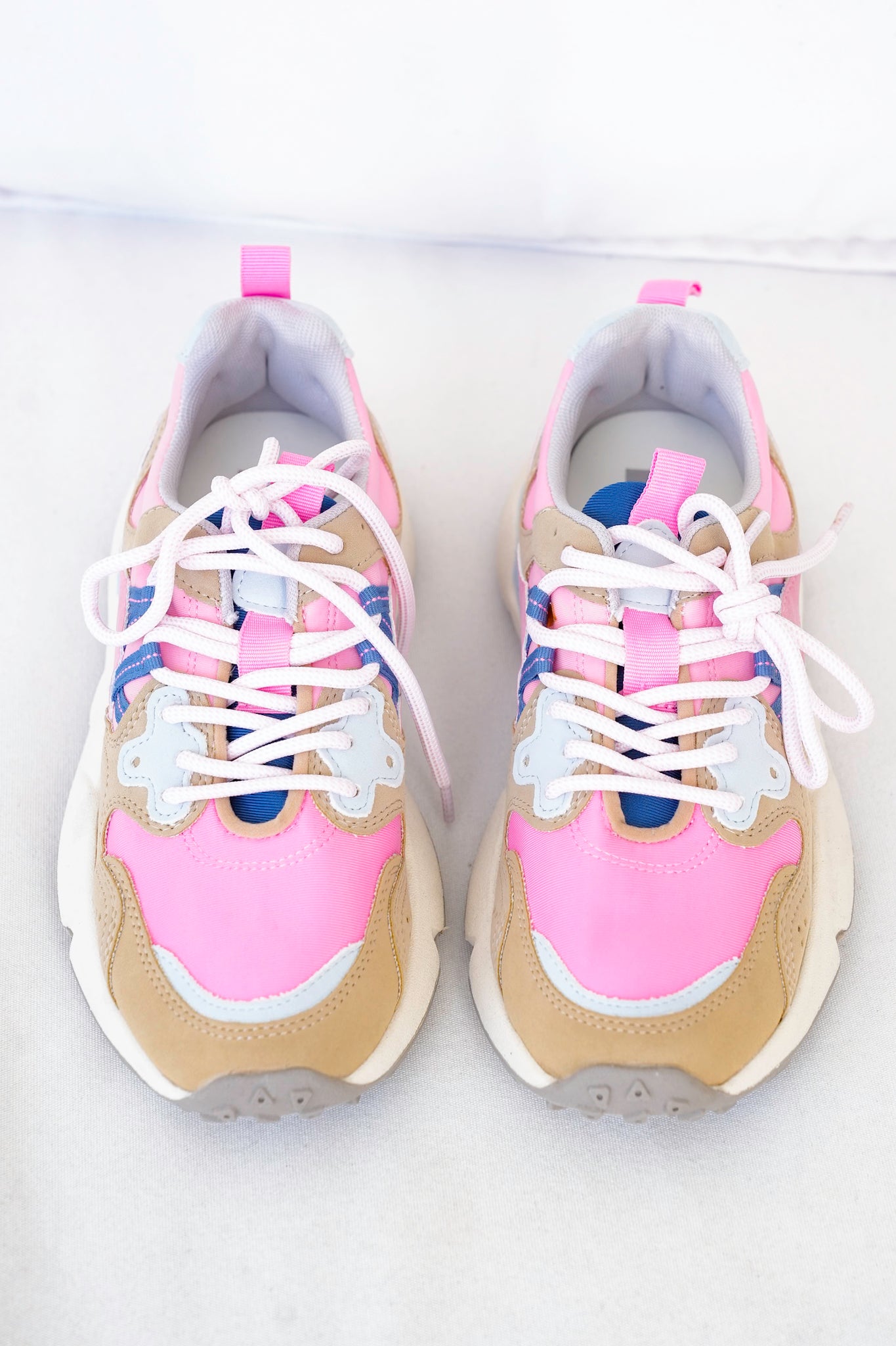 MIA Chunky Sole Modern Sneaker with Layered Panel Design