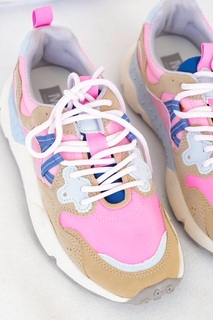 MIA Chunky Sole Modern Sneaker with Layered Panel Design