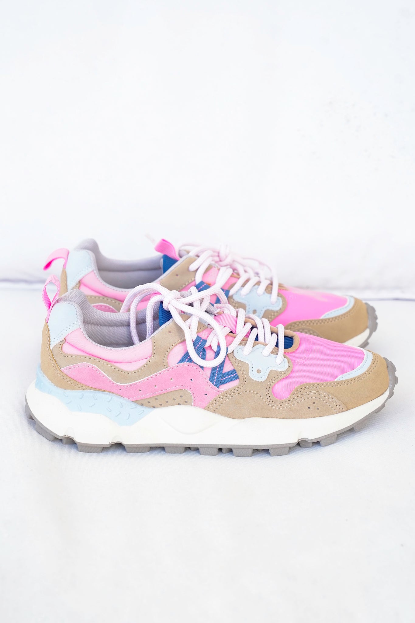 MIA Chunky Sole Modern Sneaker with Layered Panel Design