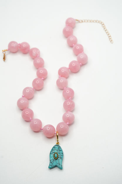 Gemelli Kiawah Fish Charm Necklace