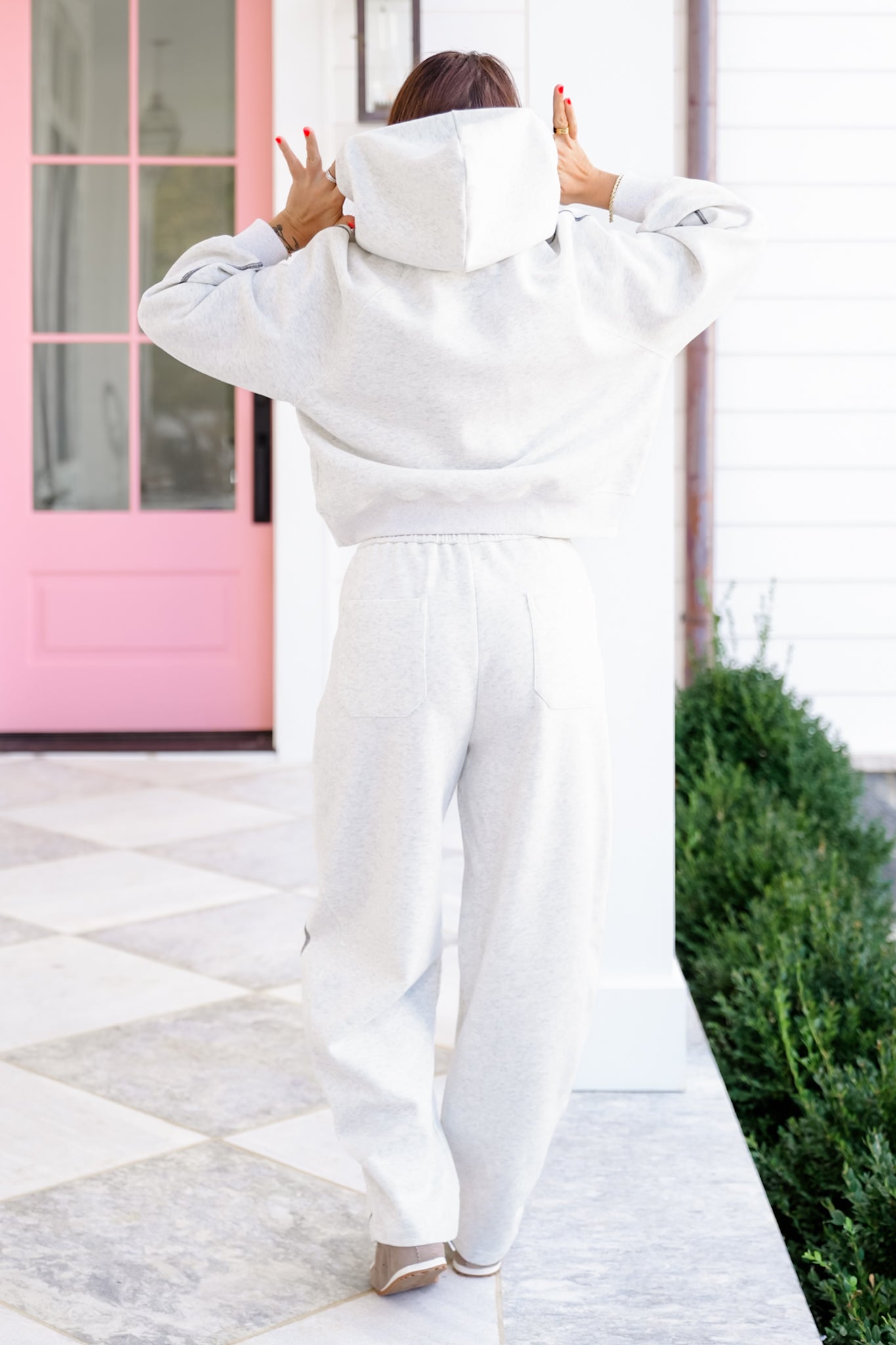 Plus/Reg Long Sleeve Hoodie and Sweatpants Set