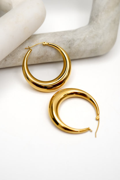 Galene Classic Large Hoop Earring
