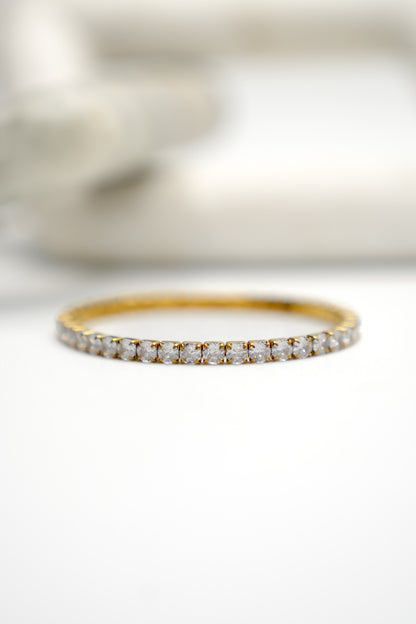 Chansutt Pearls Thick Stretchy Tennis Bracelet