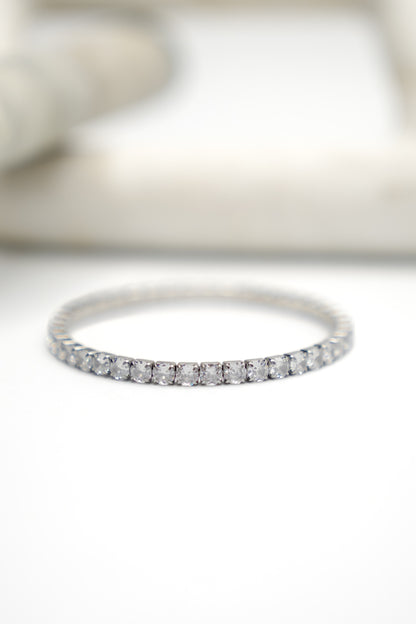 Chansutt Pearls Thick Stretchy Tennis Bracelet