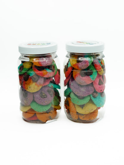 Rainbow Bite Size Chocolate Chip Cookie Tubes *Final Sale*