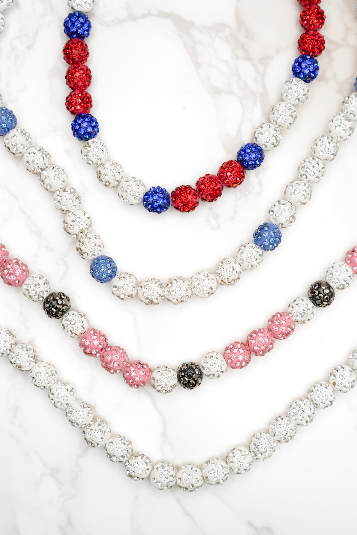 Glam Baseball Necklace