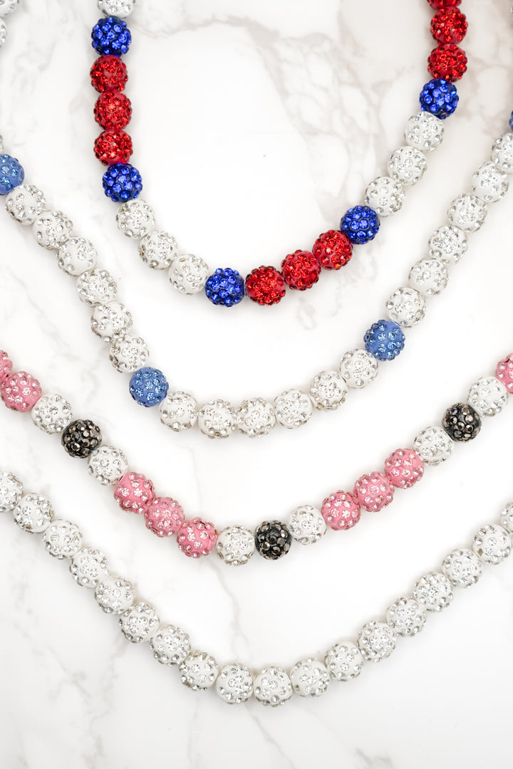 Glam Baseball Necklace