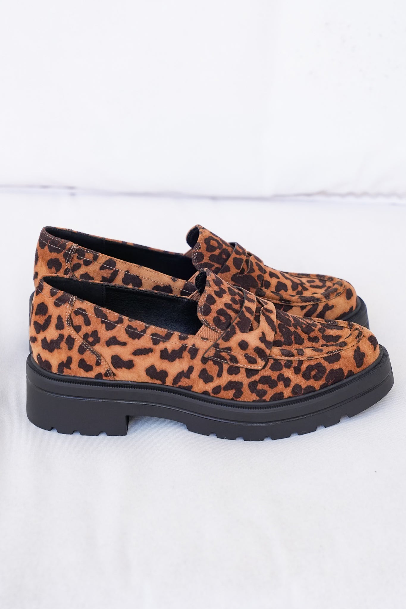 MIA Chunky Animal Print Platform Loafer