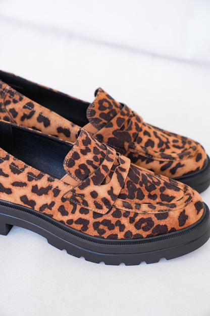 MIA Chunky Animal Print Platform Loafer