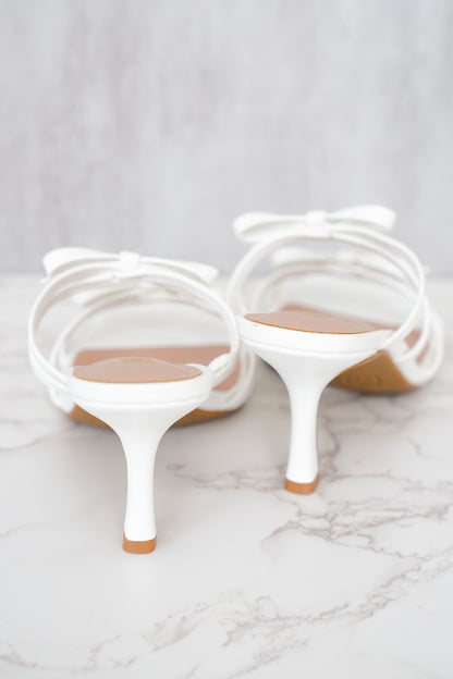 MIA Strappy High Heel Sandals with Bow Detail