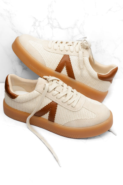 MIA Woven Knit Mixed Material Sneaker