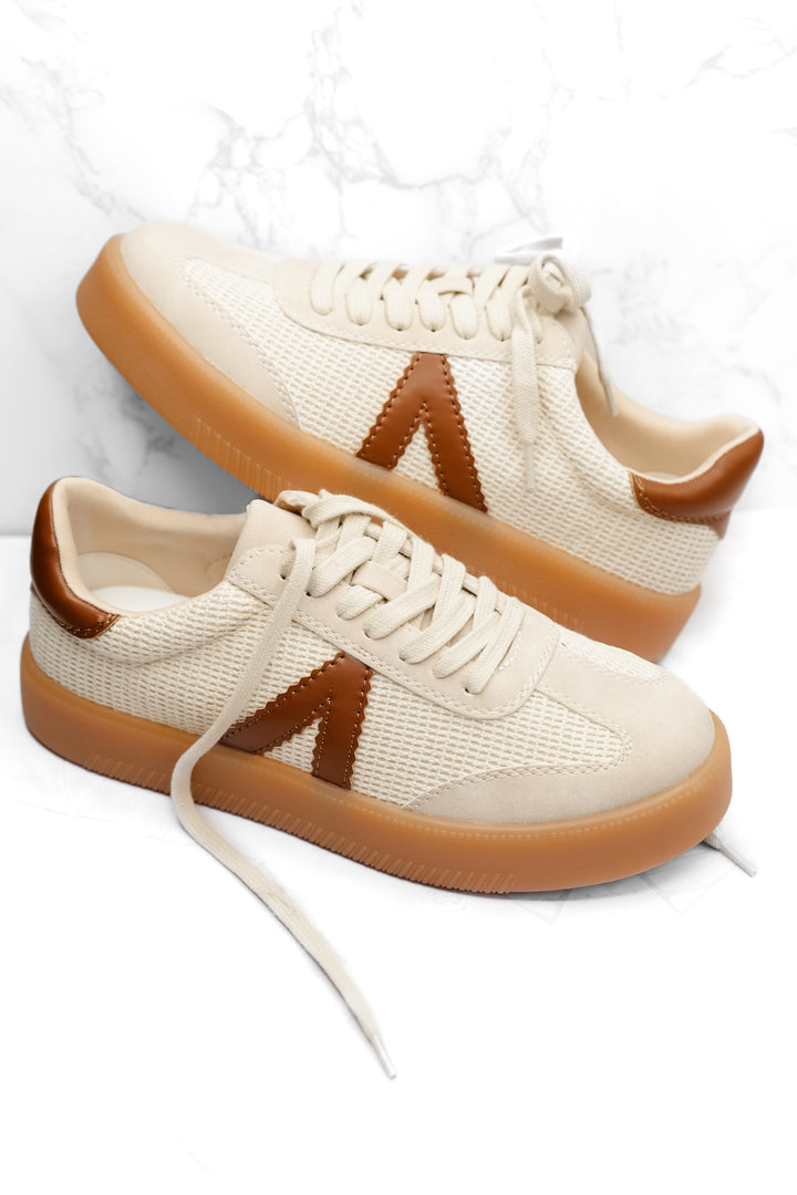 MIA Woven Knit Mixed Material Sneaker