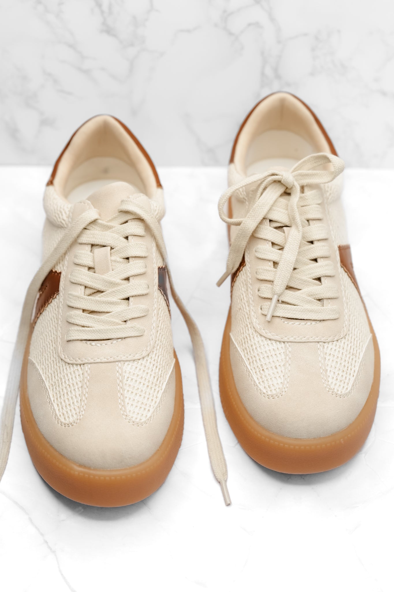 MIA Woven Knit Mixed Material Sneaker