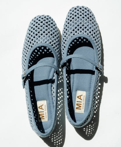 MIA Woven Mesh Mary Jane Flat