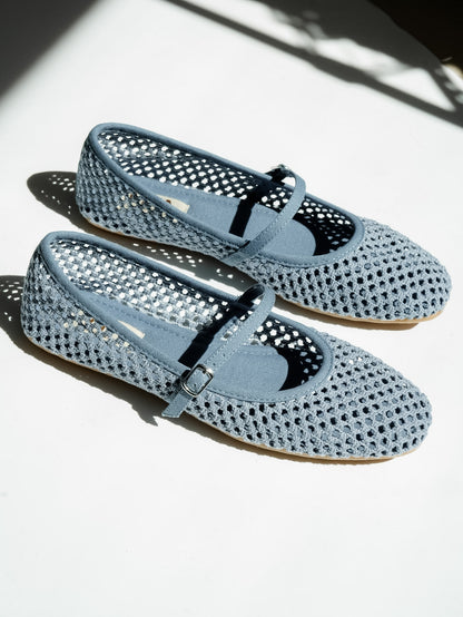 MIA Woven Mesh Mary Jane Flat