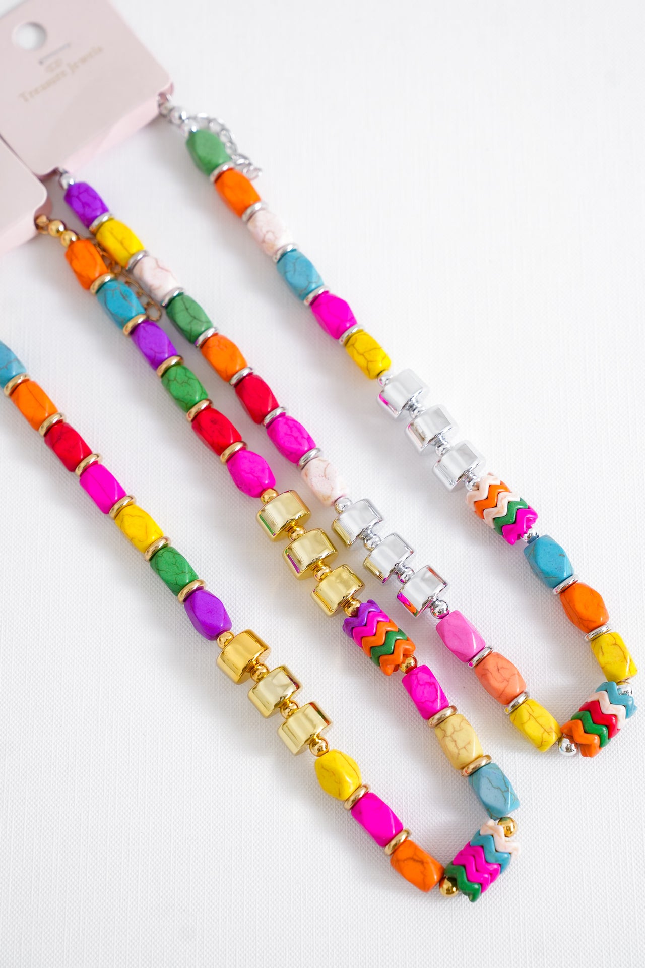 Treasure Jewels Color Party Necklace