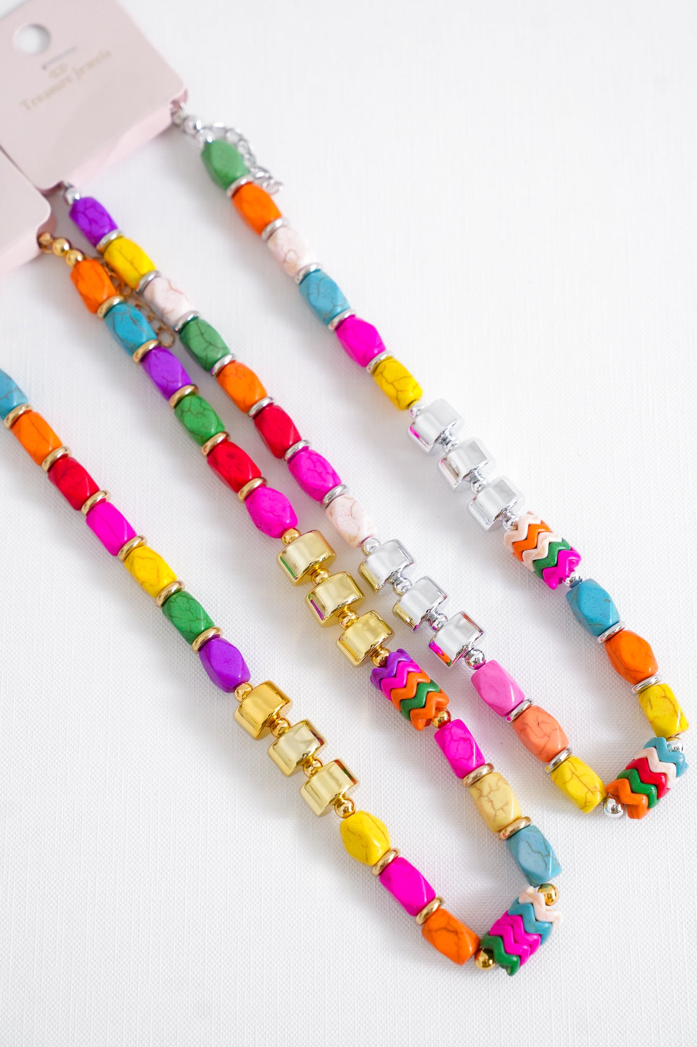 Treasure Jewels Color Party Necklace