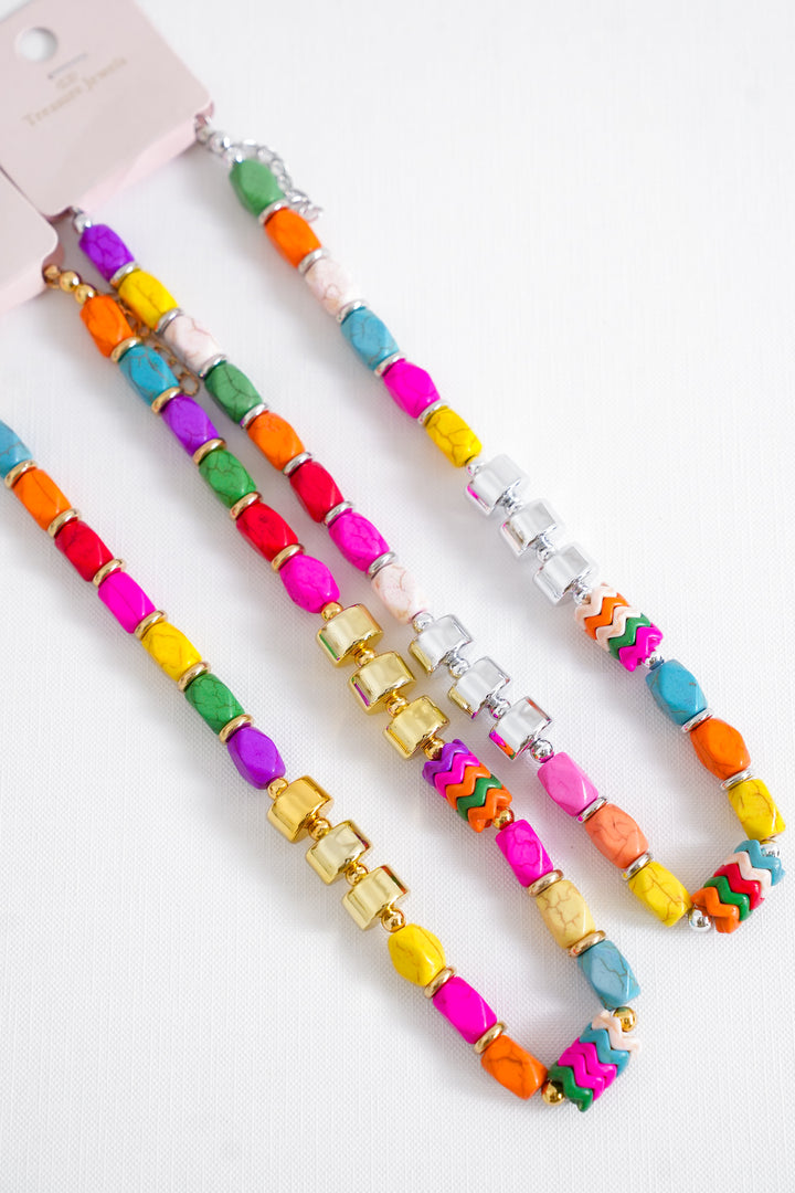Treasure Jewels Color Party Necklace