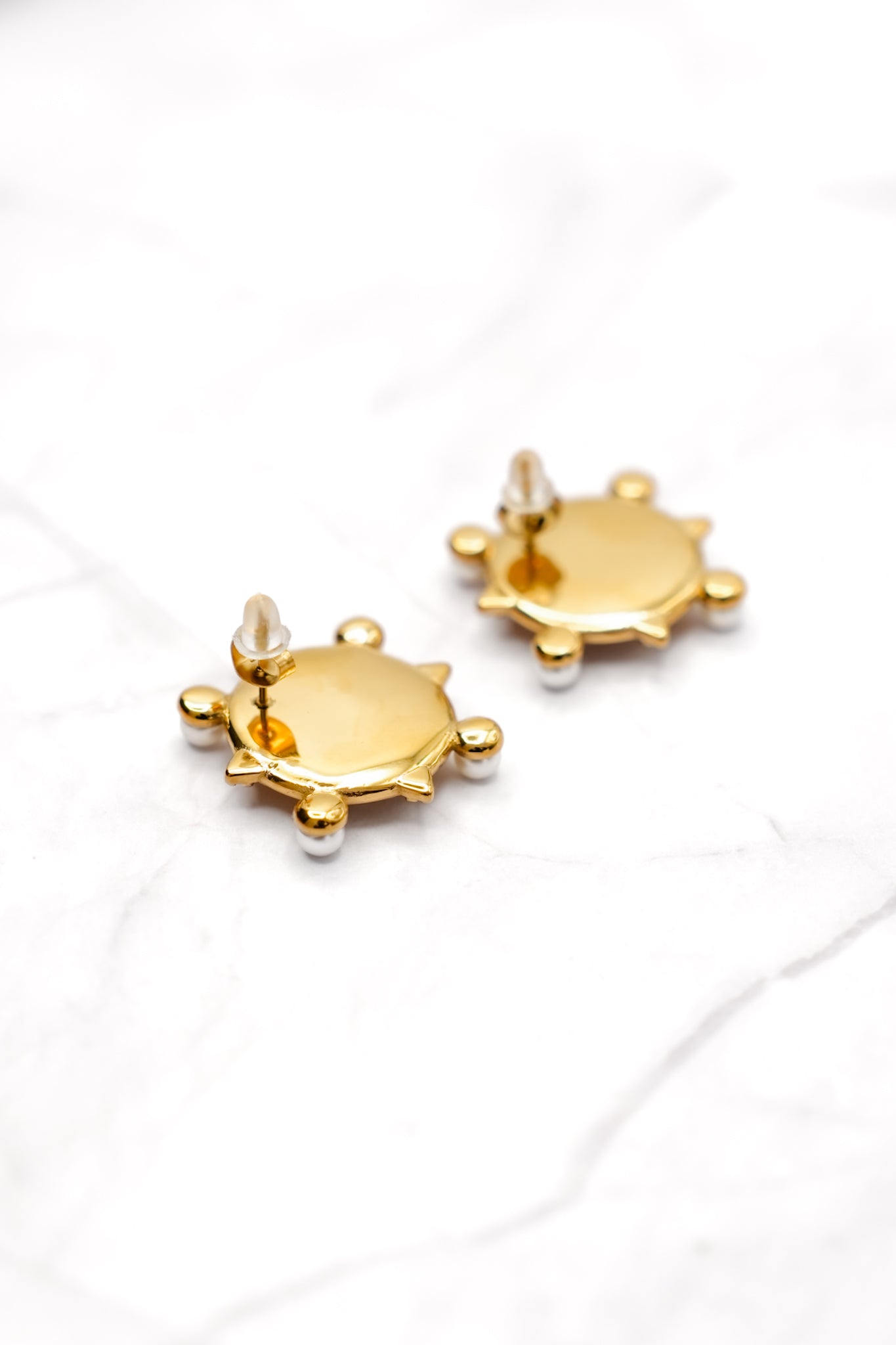 Chansutt Pearls Coin and Pearl Earrings
