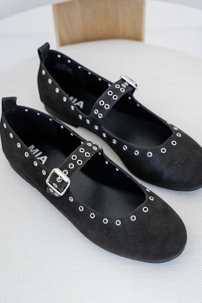 MIA "Ulani" Ballet Inspired Flats with Grommet detail