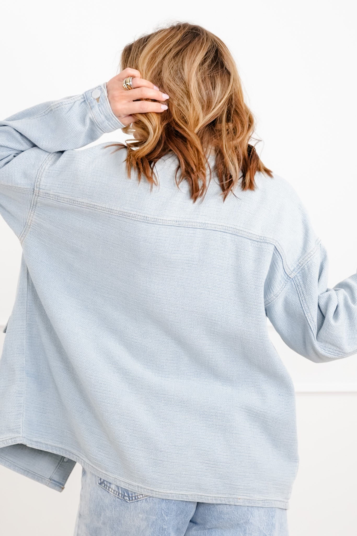 Long Sleeve Button Down Jacket