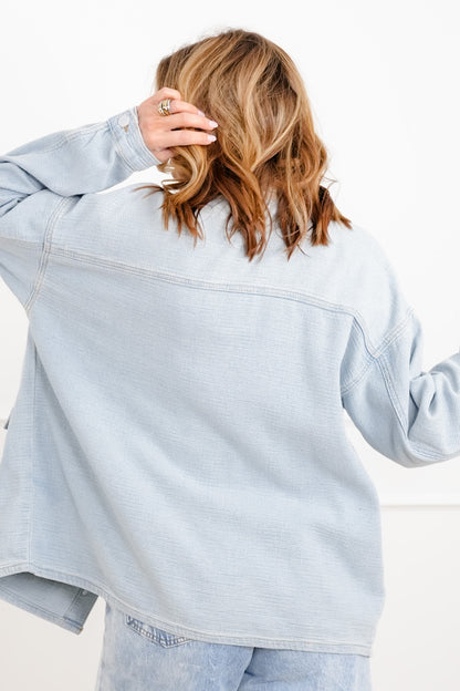 Long Sleeve Button Down Jacket