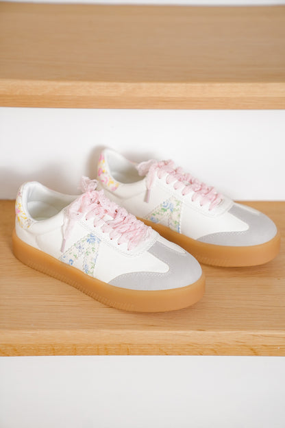 MIA Casual Floral Low Top Sneaker with V Design