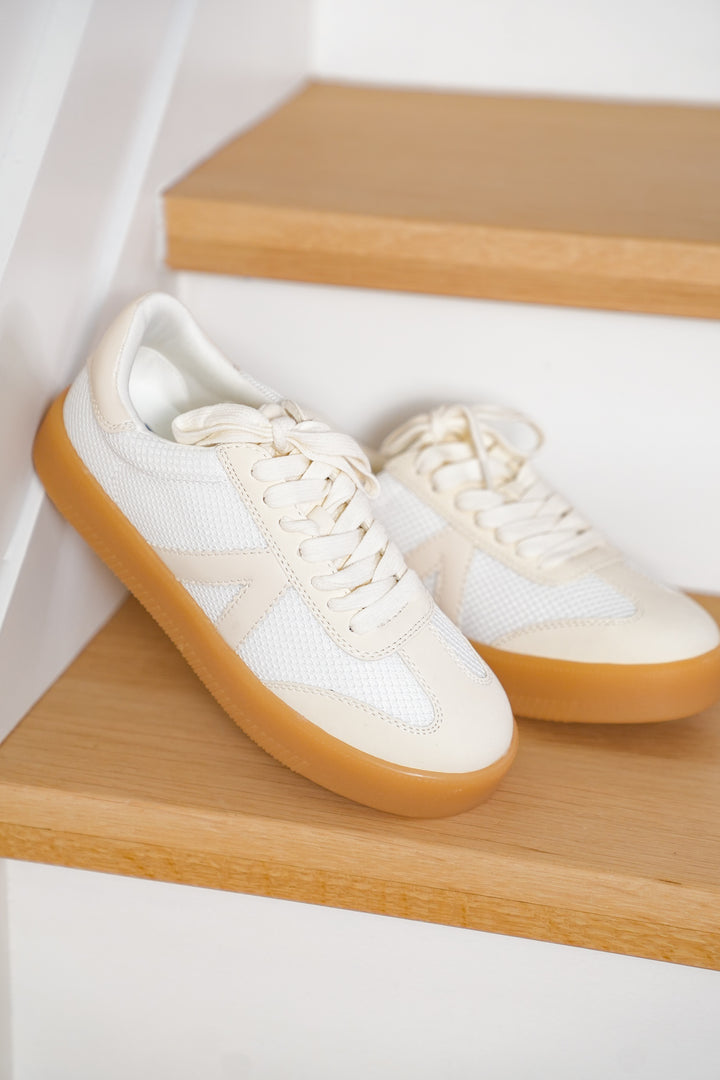 MIA Low Top Mesh Sneaker with V Design