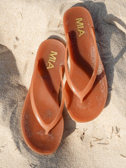 MIA Jelly Flip Flop Sandals