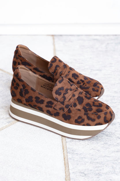 Corky’s “Sheesh” Animal Print Slip On Platform Loafer