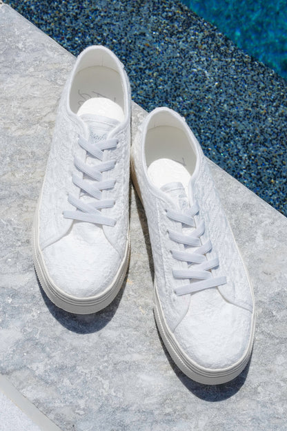 Restock! Blowfish Lace Up Sneaker with Embroidered Detailing