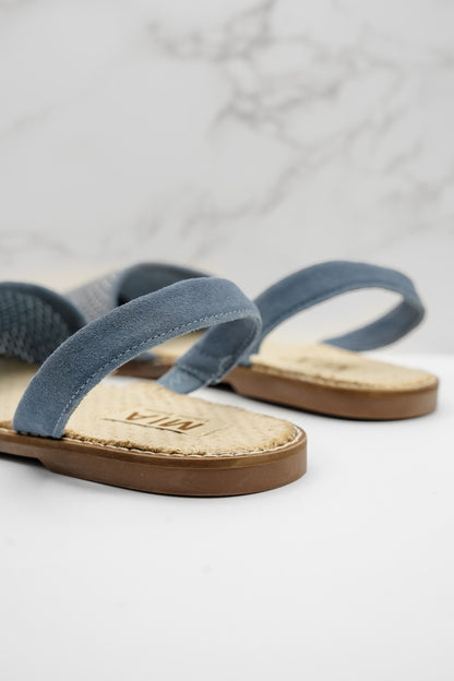 MIA Textured Fabric Slingback Comfort Flat