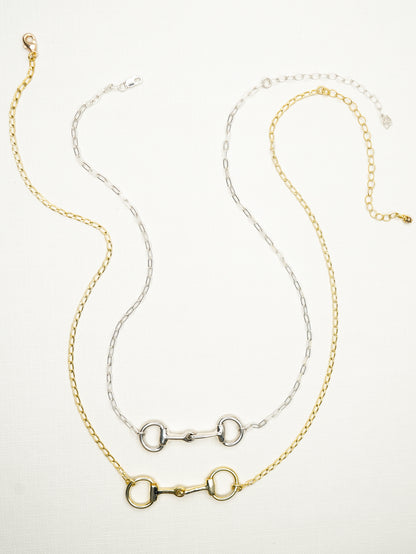BOHO SOL Snaffle Bit Dainty Necklace