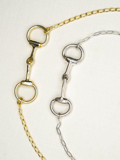 BOHO SOL Snaffle Bit Dainty Necklace