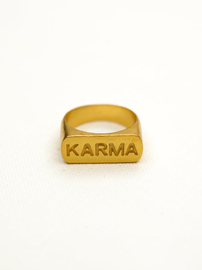 Karma Signet Ring