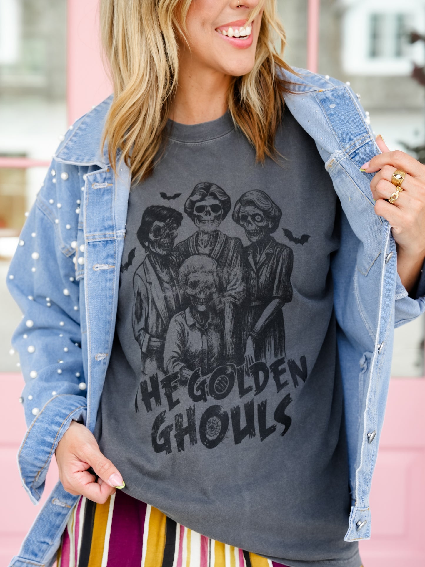 Plus/Reg Short Sleeve The Golden Ghouls Graphic Tee