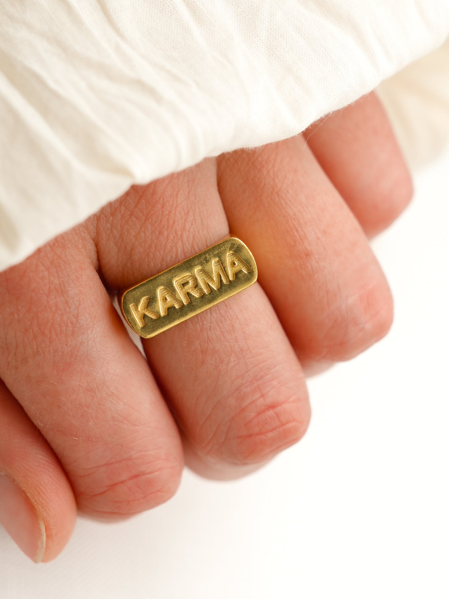 Karma Signet Ring